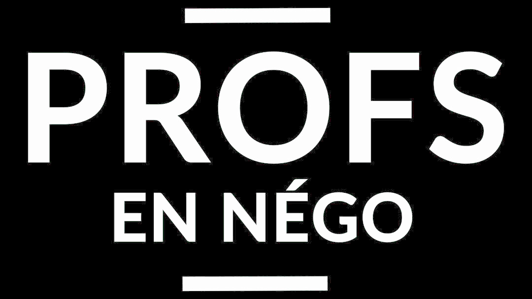 Logo de profs en négo